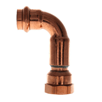 Copper Press 90° Female Elbow