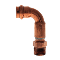 Copper Press 90° Male Elbow