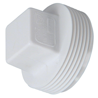 PVC DWV Cleanout Plugs