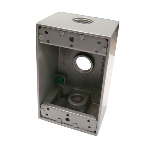 thumbnail image 2 of Orbit MSB-1 Single Gang Masonry Box – 2.5 Inch Deep – Electrical Outlet Box 2 of 4