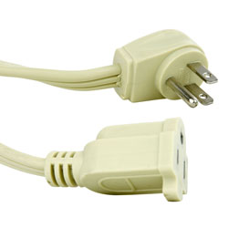 SUNSHINE, 04150, Grey Appliance 6' Extension Cord, M73521