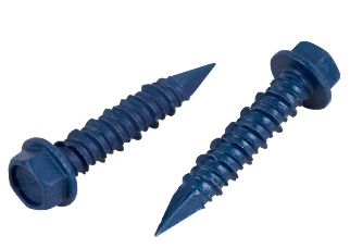 Allfasteners, 1CSH14134, 1/4 x 1-3/4 Blue Concrete Screw