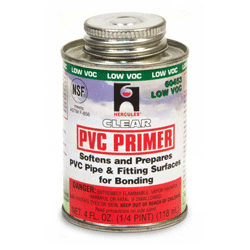 Hercules, Low Voc PVC Primer, 60453