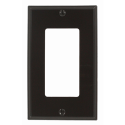 Leviton, 80401, 1 Gang Decora/GFI, Brown, Wall Plate,