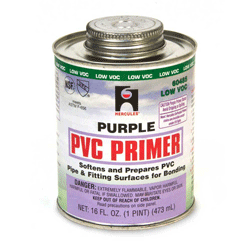 Hercules, Low Voc PVC Primer, 60485