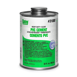 Oatey, PVC Heavy Duty Clear Cement, 31008