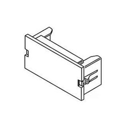 Wiremold, CM 2A Blank Module, CM2-BL-GY