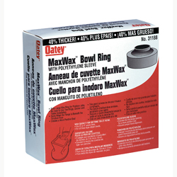 Oatey, Maxwax&reg; Wax Bowl Ring with Sleeve, 31188