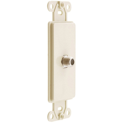 Leviton, Single F Connector Wall Jacks, 40681-T