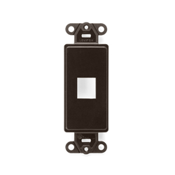 Leviton, QuickPort&reg; Decora 1-Port Insert, 41641-B