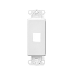 Leviton, QuickPort&reg; Decora 1-Port Insert, 41641-W