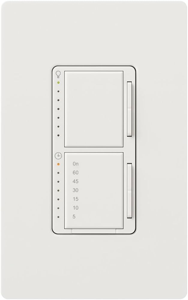 Lutron MACL-L3T251-WH Maestro Dual LED Timer