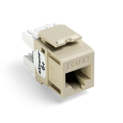 Leviton, QuickPort&reg; eXtreme 6+ Connector, 61110-RI6