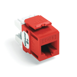 Leviton, QuickPort&reg; eXtreme 6+ Connector, 61110-RO6