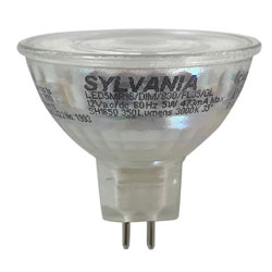 Osram Sylvania, Ultra LED Glass MR16 Lamp, LED5MR16/DIM/830/FL35/GL/RP, 3000K, 78233, M75041