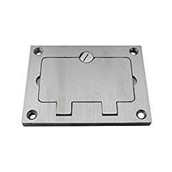 Wiremold, 828GFITCAL, Recessed Floor Box Coverplate, GFI Cover Plate