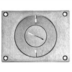 Wiremold, 829CK-3/4, Recessed Floor Box Coverplate, Communications Cover Plate