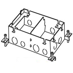 Wiremold, 880S2, Omnibox Series Steel Floor Box