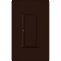 Lutron, MRF2S-8ANS120-BR, Wireless Commercial Switch Brown, M77910