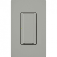 Lutron, MRF2S-8S-DV-GR, Wireless Digital Switch Gray, M77891
