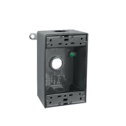 RAB Lighting, Single Gang Rectangular Box, B3A