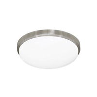 Jesco Lighting, CM402S-40-BN, Classic Round LED Ceiling and ADA Wall Mount, M77935