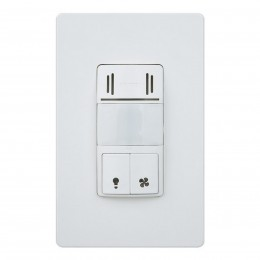 Enerlites, DWHOS , Dual-Tech (PIR/Humidity) Wall Sensor Switch, M78498