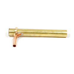 Diamond Brass, 1 1/2 in. X 12 in. X 1/2 in. Dishwasher Tailpiece, 2E2STP-RB