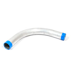 Aluminum, 90&deg; Elbows, 4" Size, Aluminum and Stainless Steel