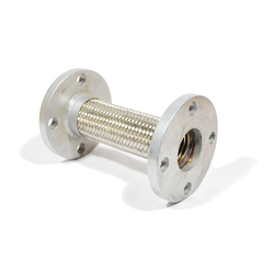 Flex Weld, 2" X 9" Flange Stainless Steel Braided Flexible Pump Connector, F020SKSSPCF