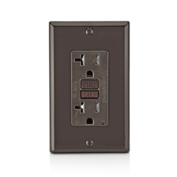 Leviton, GFTR2, Brown