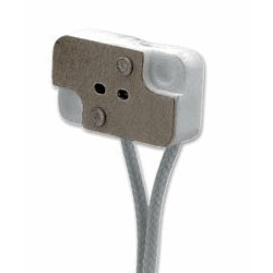 MR16 MR11 GX5.3 Bi-Pin Rectangular Porcelain Socket