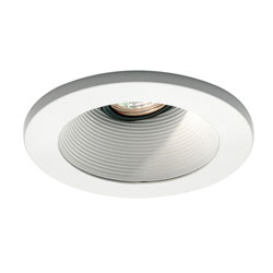 WAC Lighting, Low Voltage Trim Basic Baffle, HR-D411-WT/WT