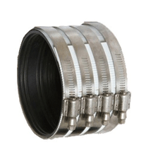 4" HUSKY, No Hub Heavyweight Couplings, White, M77179