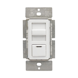 Leviton, IllumaTech Preset Electro-Mechanical Electronic 0-10VDC Fluorescent Slide Dimmer, IP710-DLZ