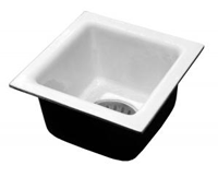 Jones Stephens, No Hub Procelain Floor Sink, 3" No Hub Procelain Floor Sink, M77466