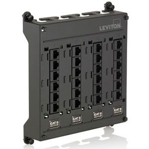 Leviton, 476TM-624, Twist & Mount Patch Panel