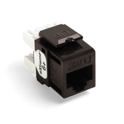 Leviton, QuickPort&reg; eXtreme 6+ Connector, 61110-RB6