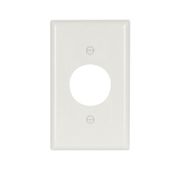 Cooper Wiring, 5131W-Box, Single Gang Receptacle Wallplate, M77596