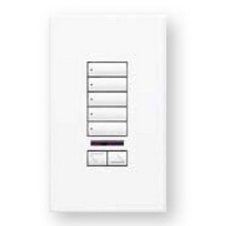 Lutron, SeeTouch QS, QSWS2-5BRLIRI-WH