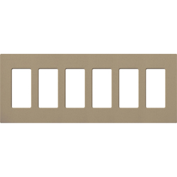 Lutron, Satin Colors Wallplates, SC-6-MS
