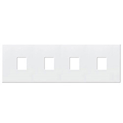 Lutron, Nova Wallplates, N-LLLL-NFB-WH