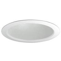 Nora Lighting, NTM-513W, Cone Baffle Airtight Cone Trim With Flange Round White Flange, M77823