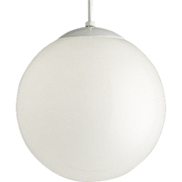 Progress Lighting, Wht 1-lt Pendant, P4403-29