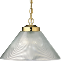 Progress Lighting, PolBrs 1-lt Pendant, P5127-10