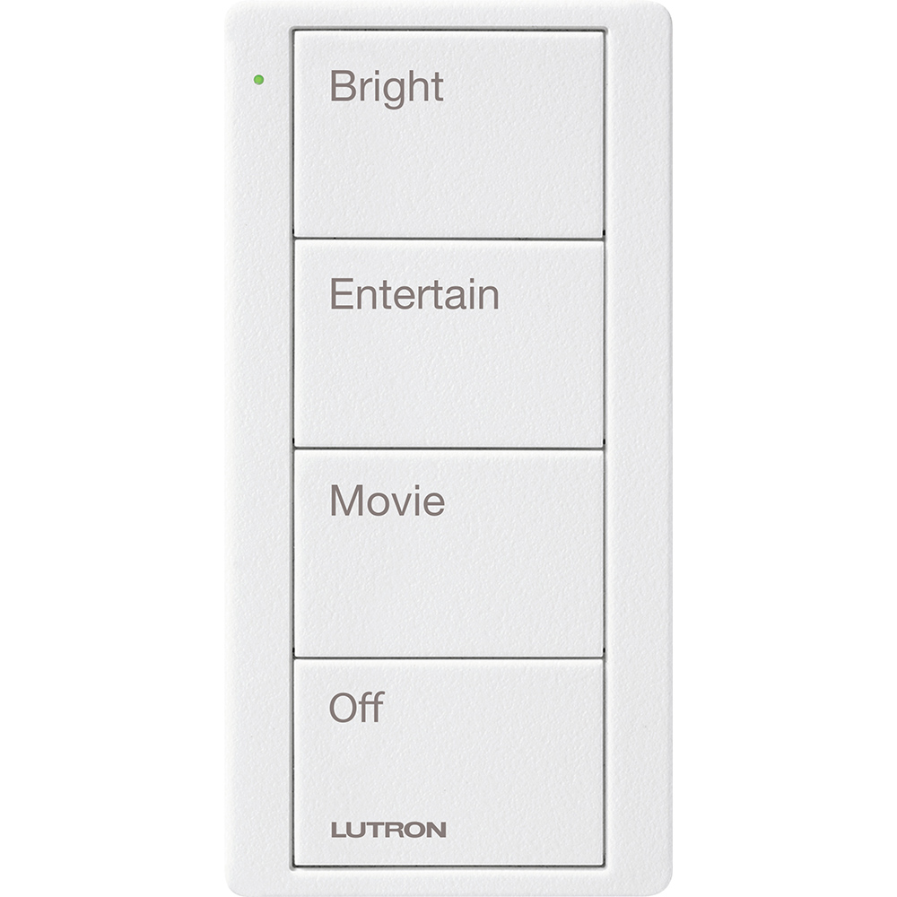 Lutron, PJ2-4B-TSW-P01, Pico 4B Family Room Scene, M78378