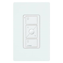 Lutron, Pico Wireless Control with Wall Kit, PJ2-WALL-WH-L01
