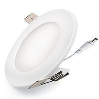 Infinity Green Lighting, 6" Round Ultra Thin Recessed LED Light with Junction Box, M77932