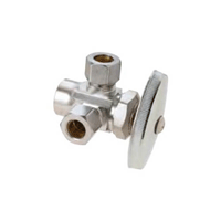 BrassCraft, Lead Free Multi-Turn Dual Angle Supply Stop Valve, M77537