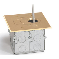 Lew Electrical Fittings, RFCB-1, 1-Gang Recessed Floor Box